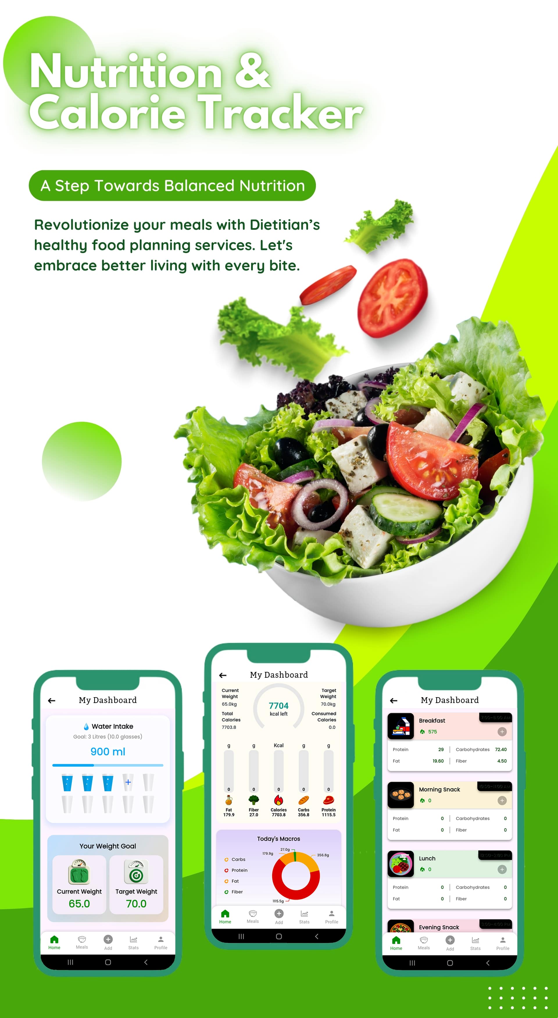 NutriAI – Smart AI-Powered Diet Planner & Tracker Flutter Android & iOS App |  Laravel Admin Panel